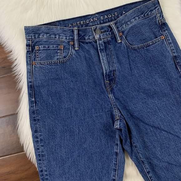 American Eagle Men's Size 31 X 32 Medium Wash Skater Denim Jeans - Picture 2 of 7